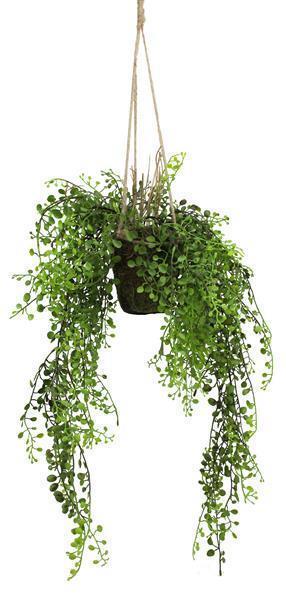20"L HANGING BABY TEAR POT GREEN