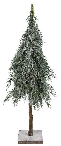 26"H JUNIPER TREE ON BASE GREEN/WHITE