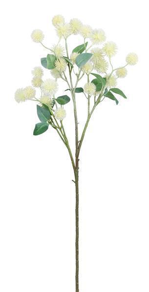27.5"L THISTLE/LEAF SPRAY WHITE