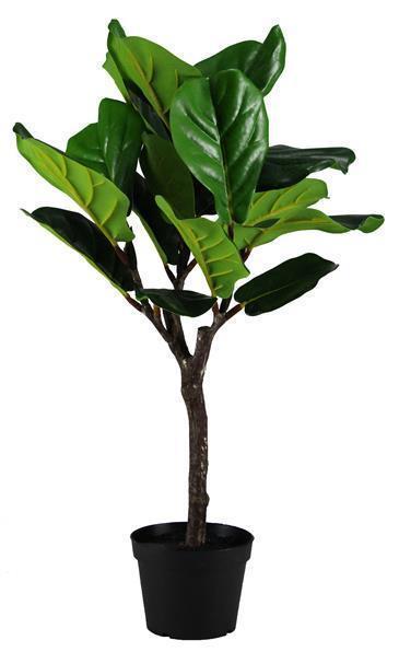 28"H FIDDLELEAF FIG TREE GREEN