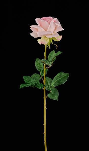 28"L SINGLE ROSE STEM PINK