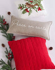 Winterberry Forest Peace On Earth Pillow