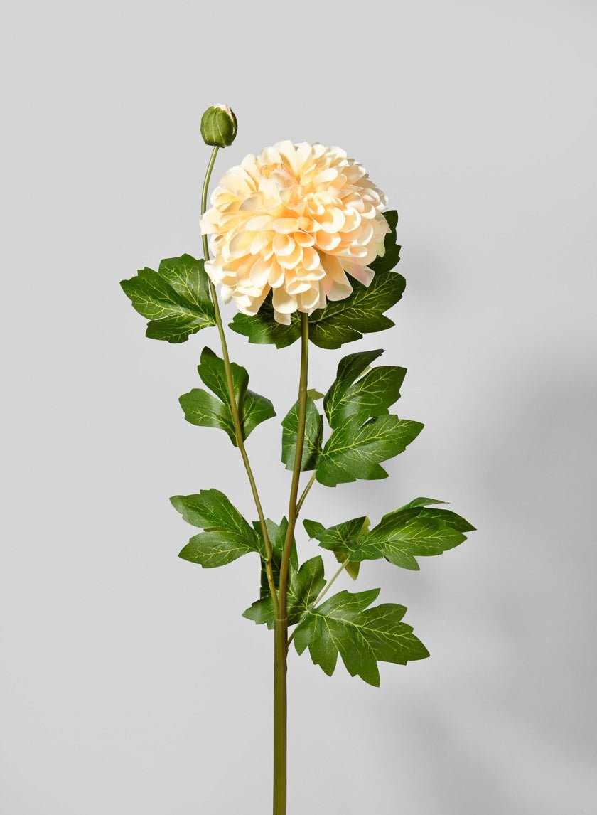 32 in Pastel Yellow Dahlia Stem