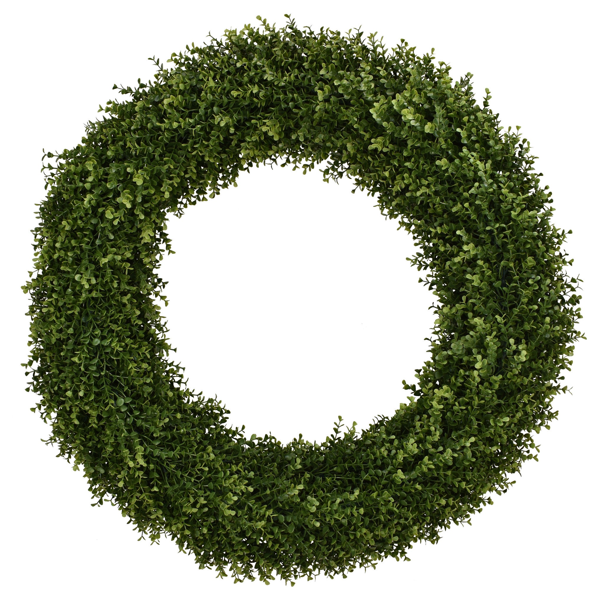 Faux Boxwood Round Wreath - 32 Inch