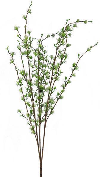 34"L THISTLE LEAF SPRAY X 3 2 - TONE GREEN WITH 41 THISTLES