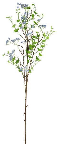 43" PURPLE WILD LACE WITH MINI LEAVES SPRAY