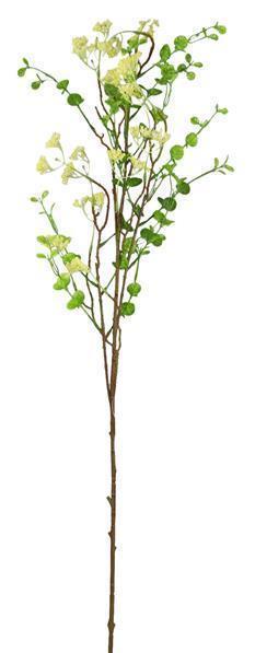 43" YELLOW WILD LACE WITH MINI LEAVES SPRAY