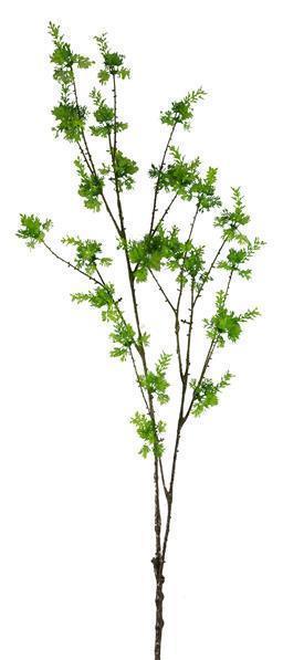 44.5"WILD FOLIAGE BLOOM SPRAY X2 2 - TONE GREEN