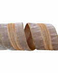 Regal Trim Plush Velvet Wired Edge, Grey, 4 in, 5 Yards