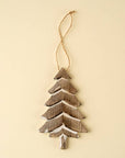 Rustic Pine Holiday Ornaments S/2