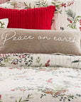 Winterberry Forest Peace On Earth Pillow