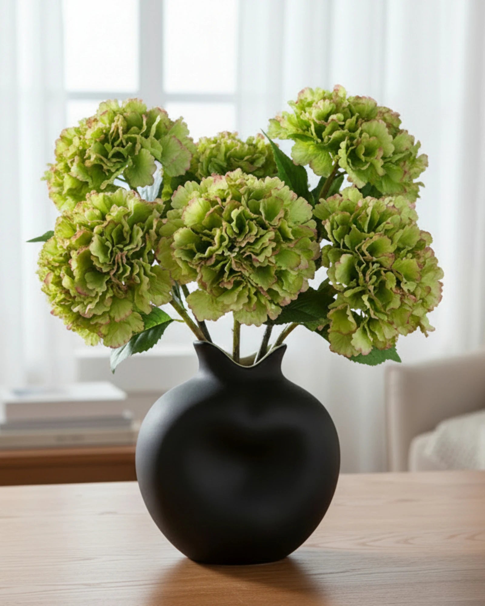 27 Inch Hydrangea Stem - Green