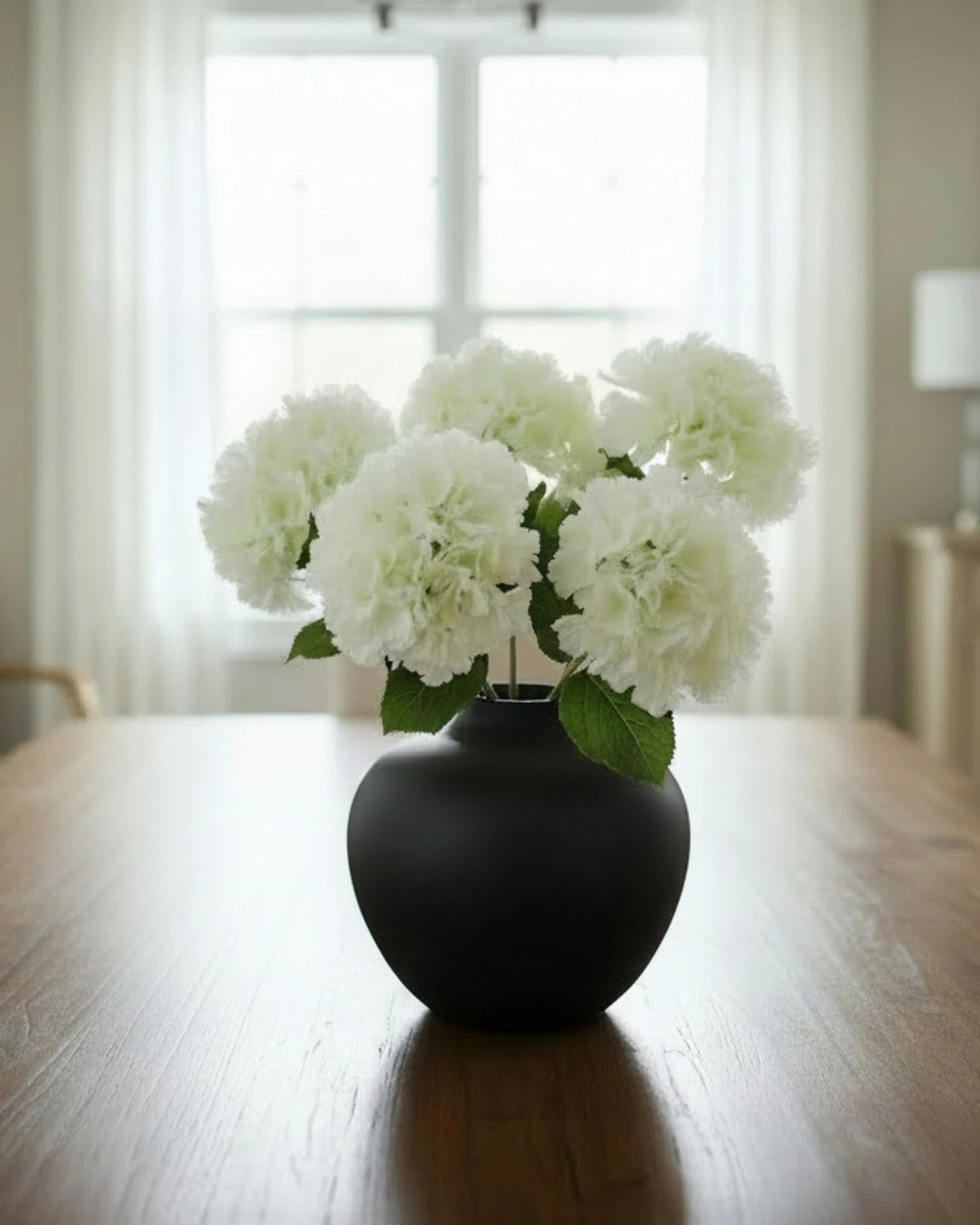 27 Inch Hydrangea Stem - White