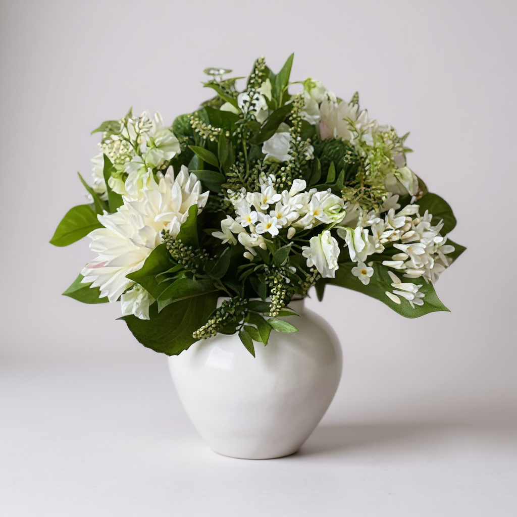 White Garden Floral Arrangement
