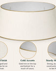 Metal Tree Collar- White
