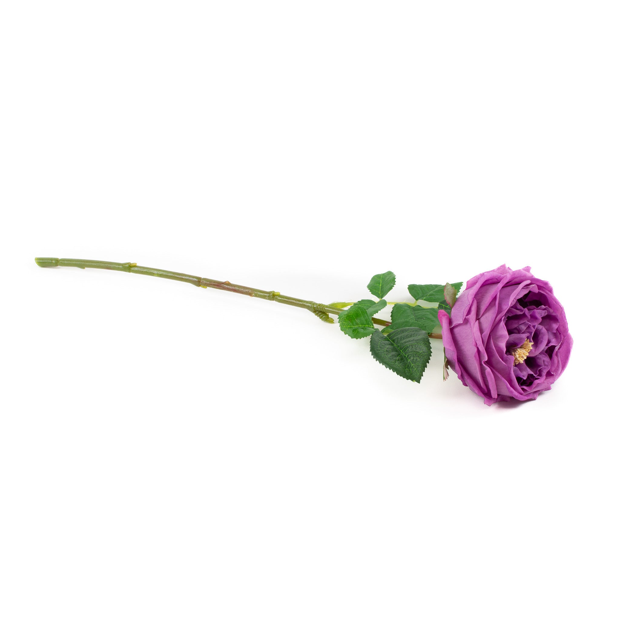 Real Touch Lilac English Rose 17 Inch