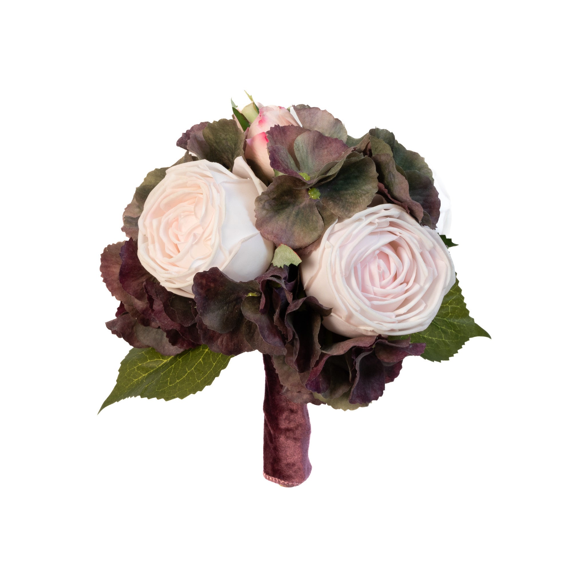 Soft Pink Rose & Hydrangea Whisper Bouquet 9 X 8 Inch