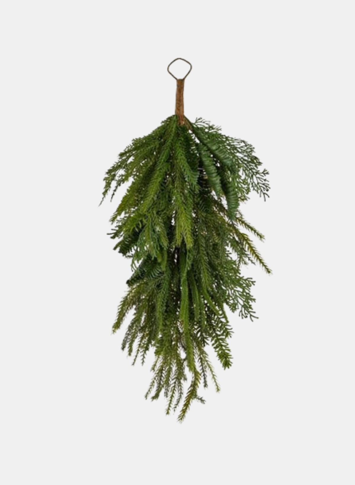 28"L MIXED CHRISTMAS GREEN TEARDROP GREEN