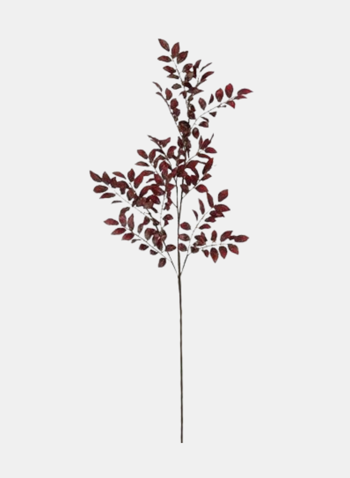 37" DRIED LOOK MINI LEAVES SPRAY RED
