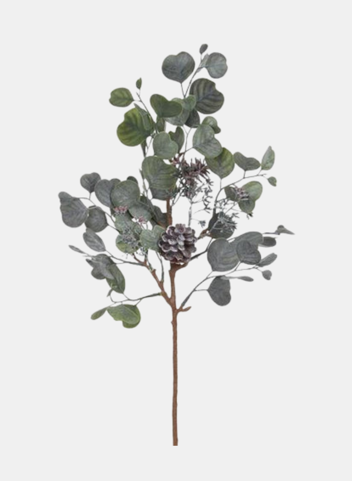 20"L EUCALYPTUS/PINECONE SPRAY 2-TONE GREEN