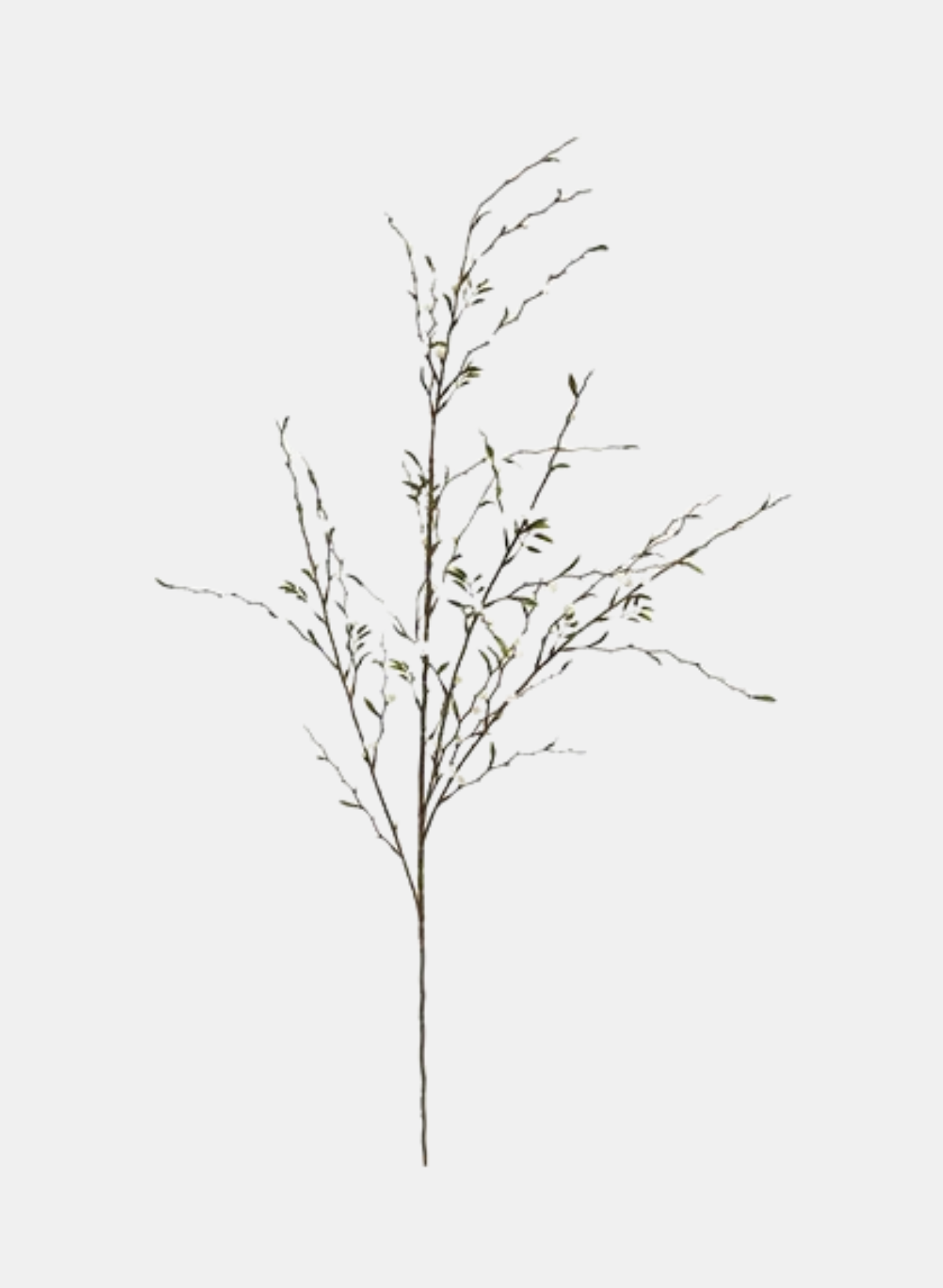 37"L FUZZY BERRY/LEAF SPRAY OFF WHITE