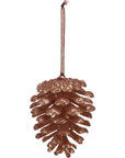 Small Pinecone Christmas Ornament Set