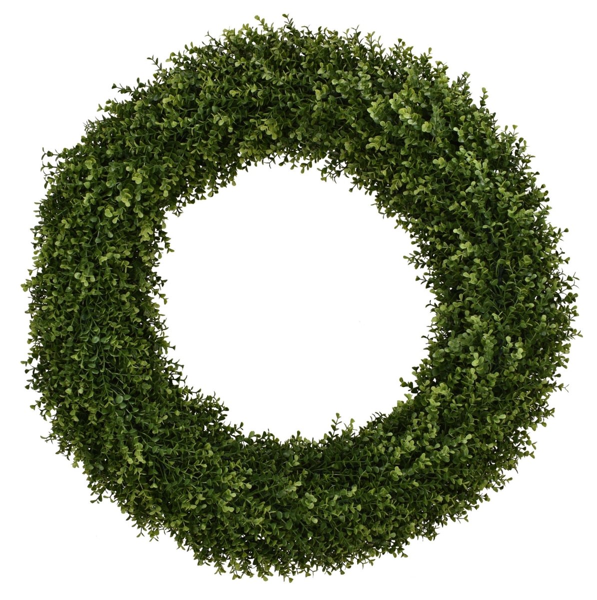 Faux Boxwood Round Wreath - 32 Inch