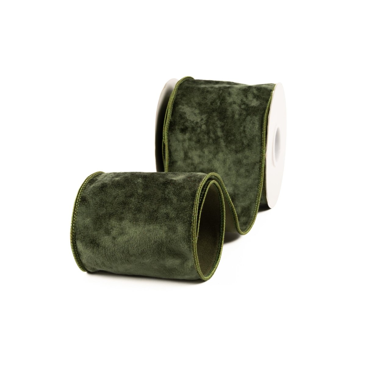 Velvet Ribbon 4" X 10 Yd - Forest Green
