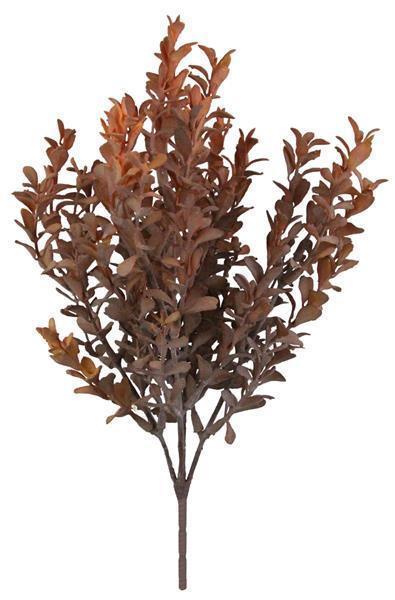 12.5"L BOXWOOD BUSH RUST/ORANGE