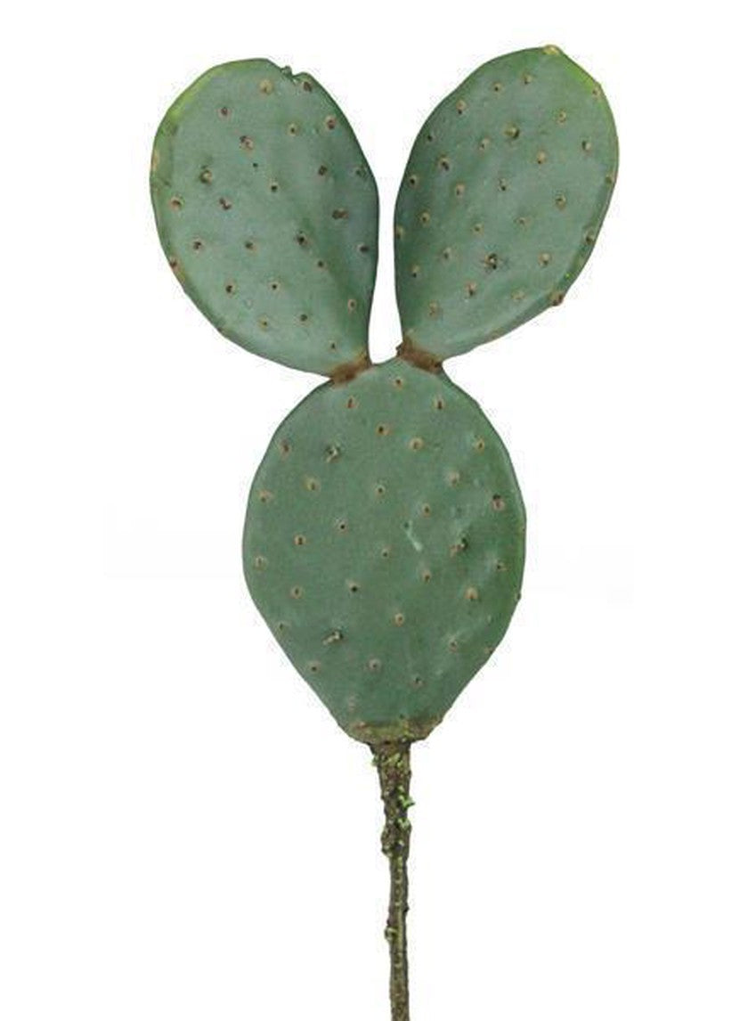 12"L LARGE PAD CACTUS PICK GREEN