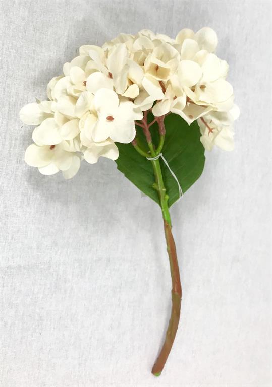 14"L HYDRANGEA PICK CREAM