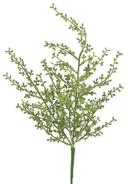 18"L SEEDED EUCALYPTUS BUD SPRAY SAGE GREEN