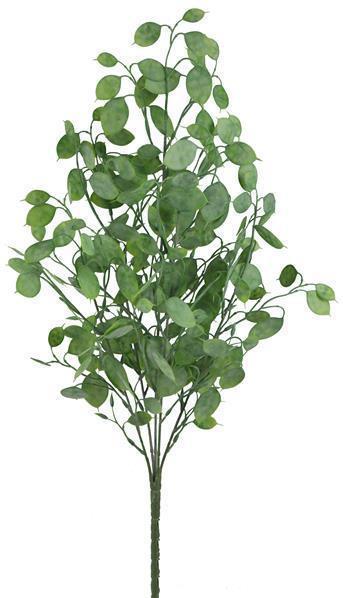 21"L PLASTIC MONEY PLANT BUSH 2 - TONE GREEN