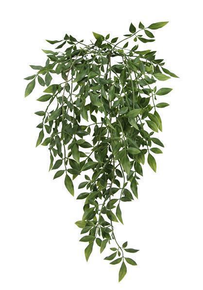 24"L HANGING LEAF SPRAY GREEN