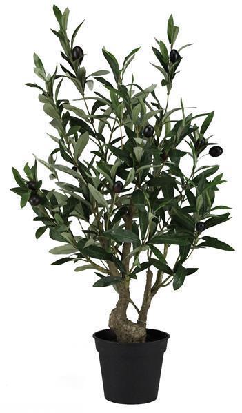 26"H POTTED OLIVE TREE GREEN