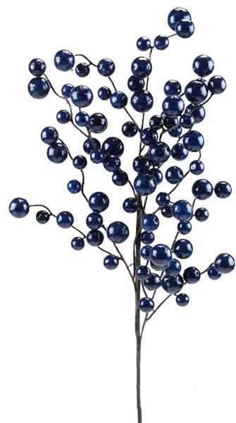 27"L MIXED BERRY SPRAY WATER PROOF - NAVY BLUE