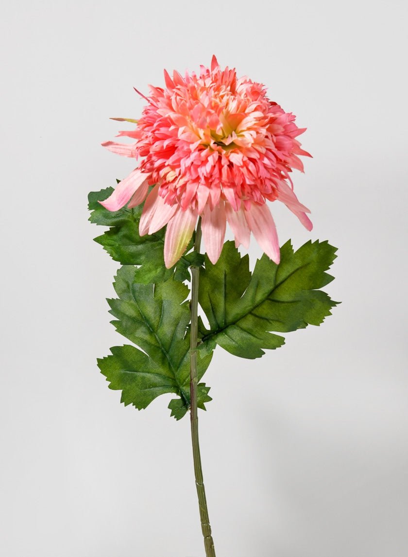 29 1/2 in Peach Chrysanthemum Spray