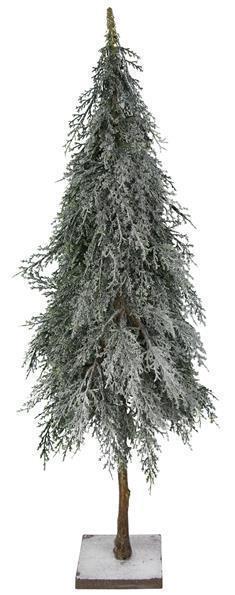 30"H JUNIPER TREE ON BASE GREEN/WHITE