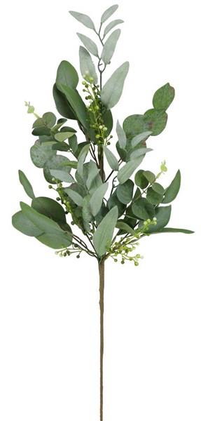 31"L EUCALYPTUS/BERRY SPRAY SAGE GREEN