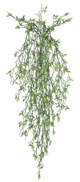 31"L MINI FLOWER HANGING SPRAY GREEN