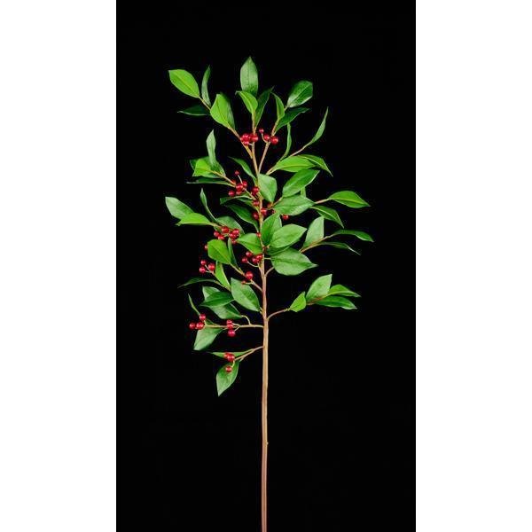 32"L GREEN/RED LAUREL LEAF/BERRY SPRAY