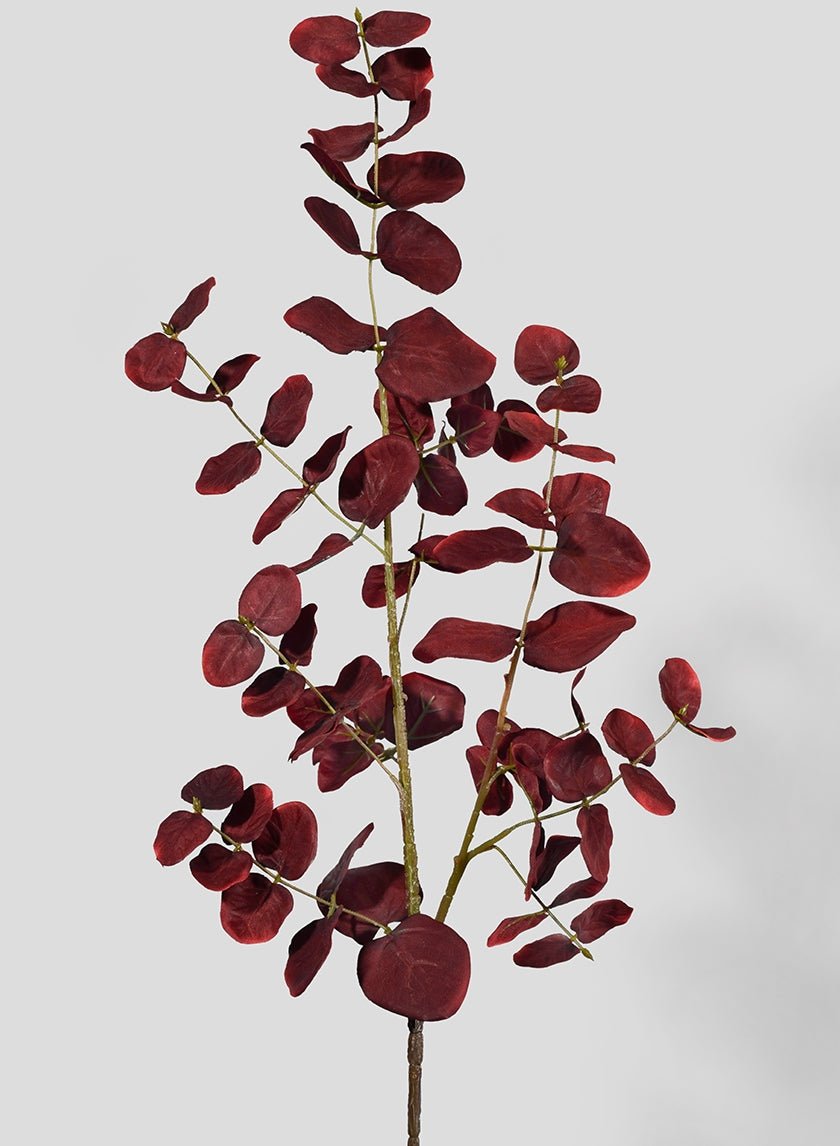 34 in Burgundy Eucalyptus Pick