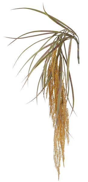 34"L HANGING WHEAT/GRASS SPRAY YELLOW