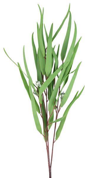 35"L WILLOW EUCALYPTUS SPRAY GREEN