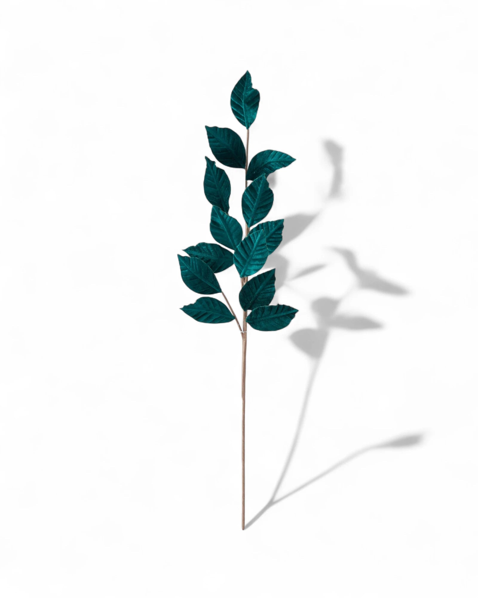 29 Inch Dark Green Leaf Stem