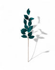 29 Inch Dark Green Leaf Stem