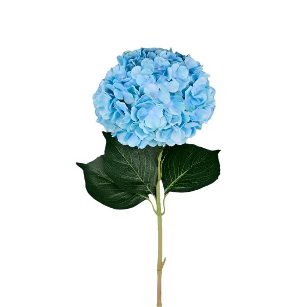 36 INCH HYDRANGEA STEM; LIGHT BLUE