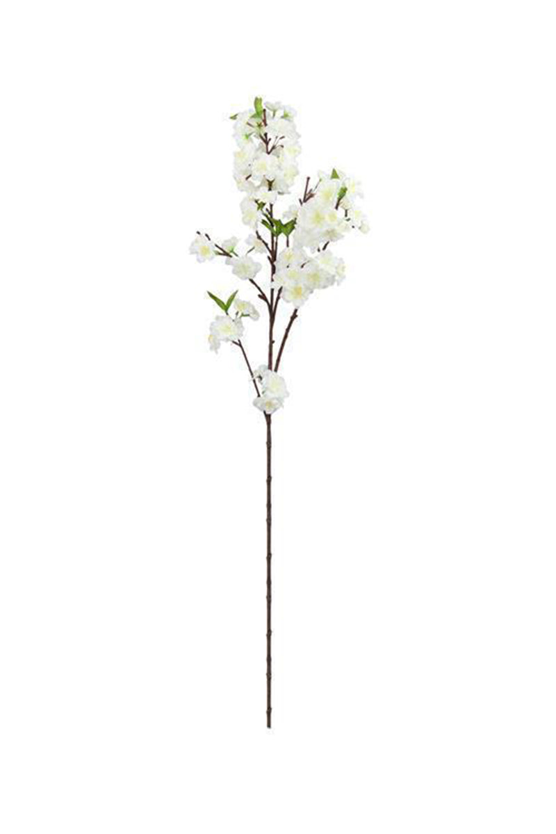 36"L CHERRY BLOSSOM SPRAY WHITE