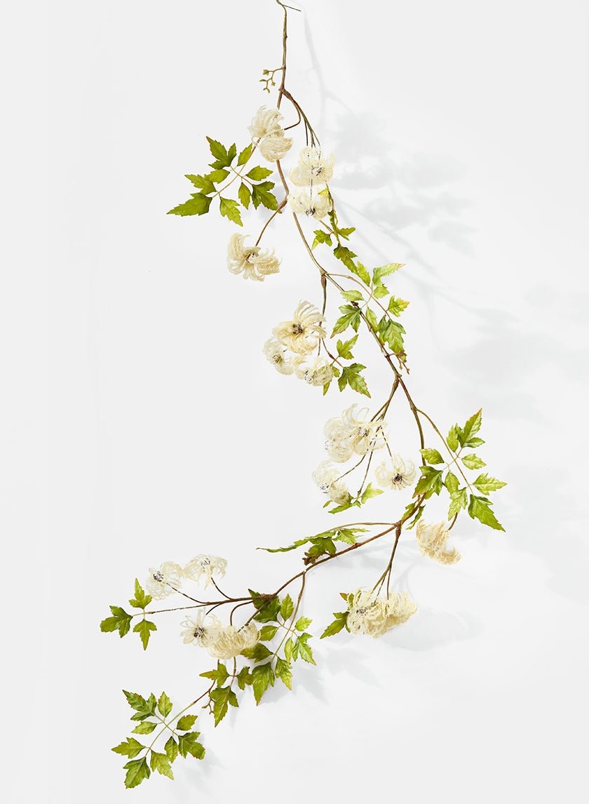 4 ft Cream Passion Flower Garland