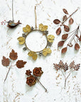 Handcrafted Metal Leaves & Berry Multi Iron Christmas